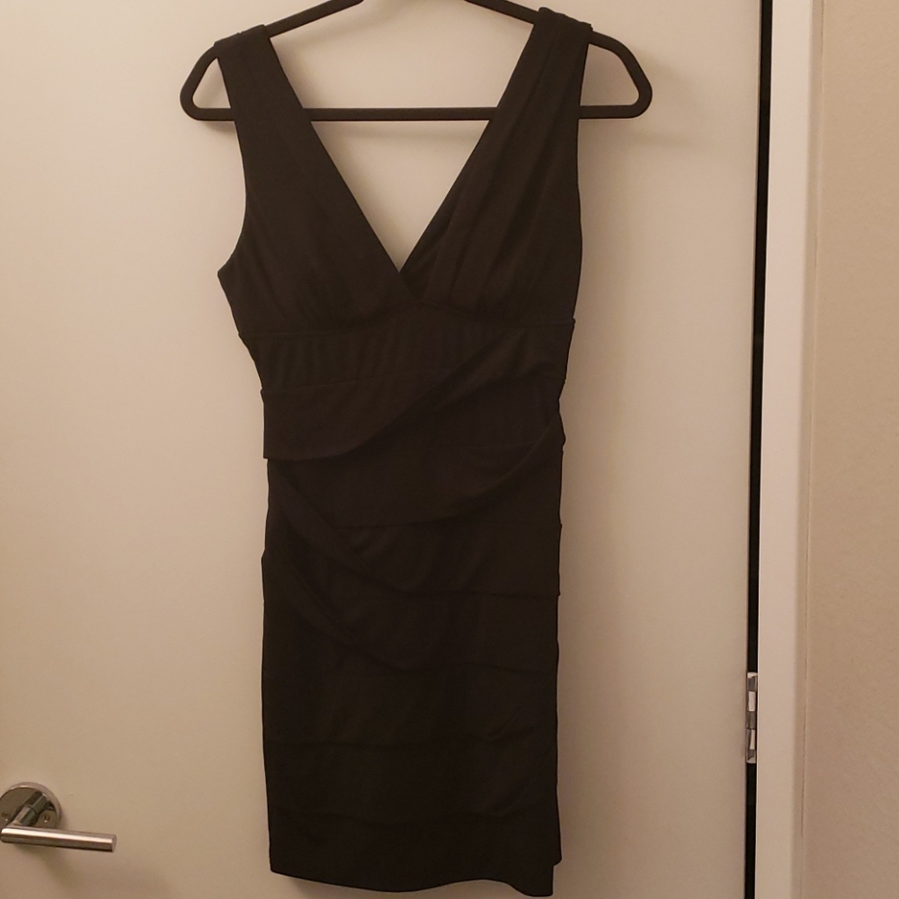 Size large black mini dress